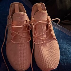 Addison Bay Blush Pink Mesh Lace-Up Sneakers